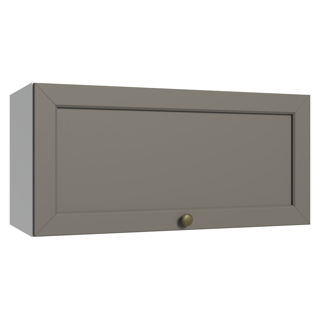 Mueble Superior de Cocina Vik Blanco y Gris 70x33cm con Un Entrepaño y Una Puerta - MUEBLES SUPERIORES DE COCINA | Bylmo