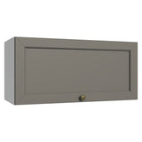 Mueble Superior de Cocina Vik Blanco y Gris 70x33cm con Un Entrepaño y Una Puerta - MUEBLES SUPERIORES DE COCINA | Bylmo
