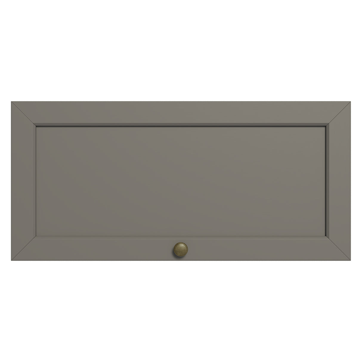 Mueble Superior de Cocina Vik Blanco y Gris 70x33cm con Un Entrepaño y Una Puerta - MUEBLES SUPERIORES DE COCINA | Bylmo