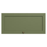 Mueble Superior de Cocina Vik Blanco y Verde 70x33cm con Un Entrepaño y Una Puerta - MUEBLES SUPERIORES DE COCINA | Bylmo