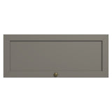 Mueble Superior de Cocina Vik Blanco y Gris 80x33cm con Un Entrepaño y Una Puerta - MUEBLES SUPERIORES DE COCINA | Bylmo