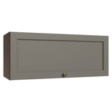 Mueble Superior de Cocina Vik Marrón y Gris 80x33cm con Un Entrepaño y Una Puerta - MUEBLES SUPERIORES DE COCINA | Bylmo