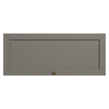 Mueble Superior de Cocina Vik Marrón y Gris 80x33cm con Un Entrepaño y Una Puerta - MUEBLES SUPERIORES DE COCINA | Bylmo