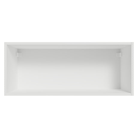 Mueble Superior de Cocina Vik Blanco y Verde 80x33cm con Un Entrepaño y Una Puerta - MUEBLES SUPERIORES DE COCINA | Bylmo