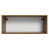Mueble Superior de Cocina Vik Marrón y Verde 80x33cm con Un Entrepaño y Una Puerta - MUEBLES SUPERIORES DE COCINA | Bylmo