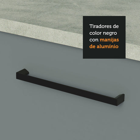 Gabinete de Cocina Agata Blanco y Gris 80x84cm sin Mesón sin Pozuelo - MUEBLES INFERIORES DE COCINA | Bylmo
