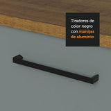 Gabinete de Cocina Agata Marrón y Gris 80x84cm sin Mesón sin Pozuelo - MUEBLES INFERIORES DE COCINA | Bylmo