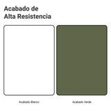 Gabinete de Cocina Vik Blanco y Verde 70x84cm sin Mesón sin Pozuelo - MUEBLES INFERIORES DE COCINA | Bylmo