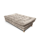 Sofá Cama Agassi Camel 190x95cm Reclinable de Tres Puestos sin Apoya Brazos