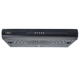 Campana Extractora Haceb Tofu Negro 59.6x8.4cm 110 Voltios de Tres Velocidades y con Iluminación - CAMPANAS Y EXTRACTORES | Bylmo
