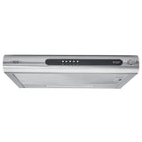 Campana Extractora Haceb Tofu Negro y Inox 59.6x8.4cm 110 Voltios de Tres Velocidades y con Iluminación