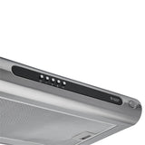 Campana Extractora Haceb Tofu Negro y Inox 59.6x8.4cm 110 Voltios de Tres Velocidades y con Iluminación