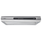 Campana Extractora Haceb Tofu Negro y Inox 59.6x8.4cm 110 Voltios de Tres Velocidades y con Iluminación