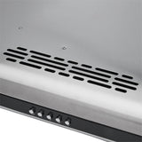Campana Extractora Haceb Tofu Negro y Inox 59.6x8.4cm 110 Voltios de Tres Velocidades y con Iluminación