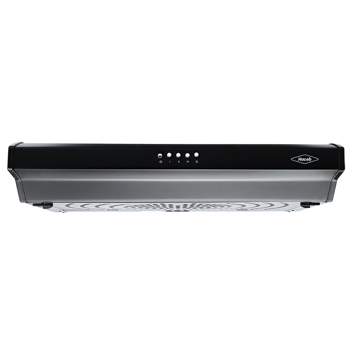 Campana Extractora Haceb Kala Negro 60x11.6cm 110 Voltios de Tres Velocidades y con Iluminación - CAMPANAS Y EXTRACTORES | Bylmo