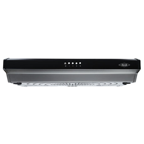 Campana Extractora Haceb Kala Negro 60x11.6cm 110 Voltios de Tres Velocidades y con Iluminación - CAMPANAS Y EXTRACTORES | Bylmo