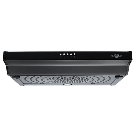 Campana Extractora Haceb Kala Negro 60x11.6cm 110 Voltios de Tres Velocidades y con Iluminación - CAMPANAS Y EXTRACTORES | Bylmo