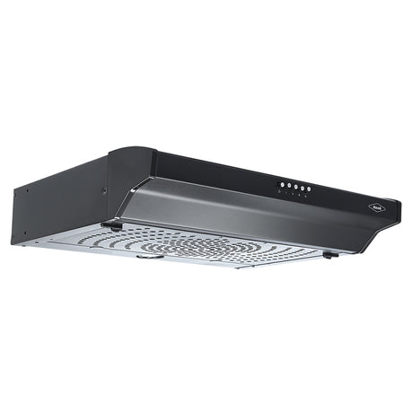 Campana Extractora Haceb Kala Negro 60x11.6cm 110 Voltios de Tres Velocidades y con Iluminación - CAMPANAS Y EXTRACTORES | Bylmo
