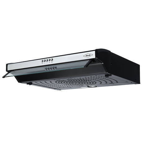 Campana Extractora Haceb Kala Negro y Inox 60x11.6cm 110 Voltios de Tres Velocidades y con Iluminación - CAMPANAS Y EXTRACTORES | Bylmo