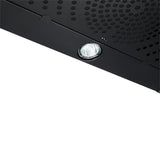 Campana Extractora Haceb Kala Negro y Inox 60x11.6cm 110 Voltios de Tres Velocidades y con Iluminación - CAMPANAS Y EXTRACTORES | Bylmo