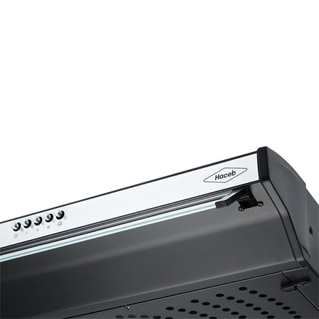 Campana Extractora Haceb Kala Negro y Inox 60x11.6cm 110 Voltios de Tres Velocidades y con Iluminación - CAMPANAS Y EXTRACTORES | Bylmo