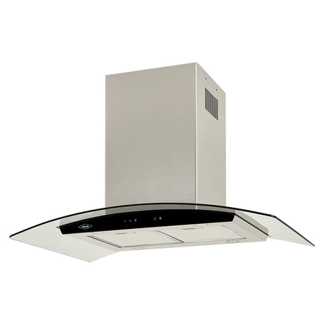 Campana Extractora Isla Haceb Negro 96x45.5cm 110 Voltios de Tres Velocidades con Pantalla Digital y con Iluminación - CAMPANAS Y EXTRACTORES | Bylmo
