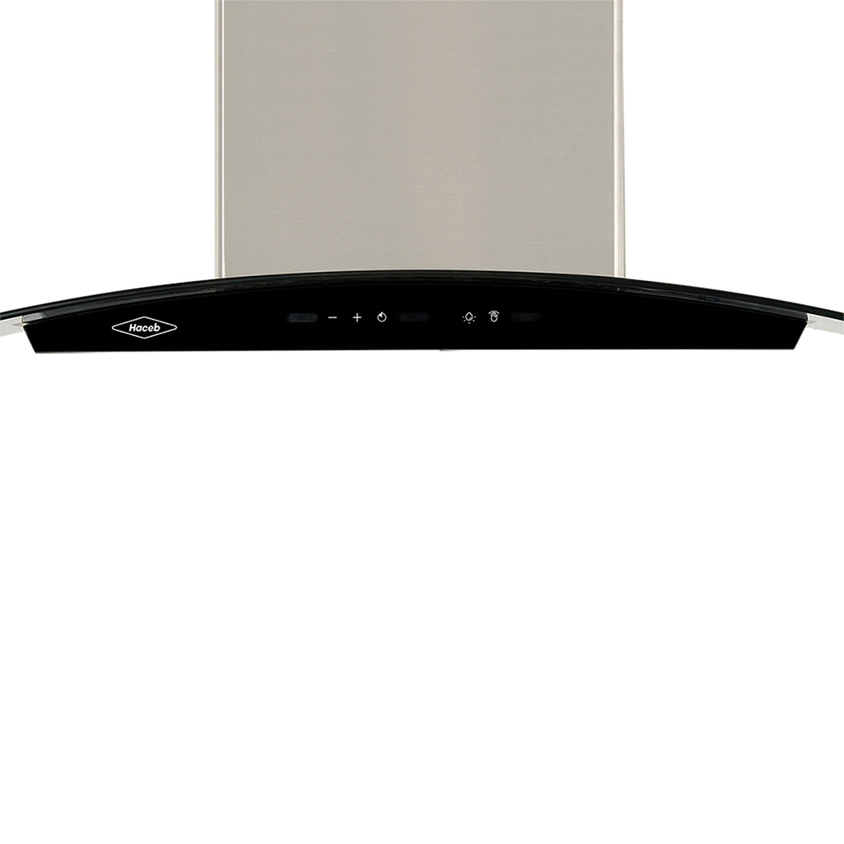 Campana Extractora Isla Haceb Negro 96x45.5cm 110 Voltios de Tres Velocidades con Pantalla Digital y con Iluminación - CAMPANAS Y EXTRACTORES | Bylmo