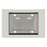 Campana Extractora Isla Haceb Negro 96x45.5cm 110 Voltios de Tres Velocidades con Pantalla Digital y con Iluminación - CAMPANAS Y EXTRACTORES | Bylmo