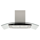 Campana Península Haceb Negro 95.5x42.5cm 110 Voltios de Tres Velocidades con Pantalla Digital y con Iluminación - CAMPANAS Y EXTRACTORES | Bylmo