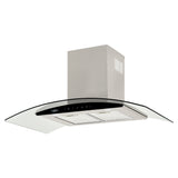 Campana Península Haceb Negro 95.5x42.5cm 110 Voltios de Tres Velocidades con Pantalla Digital y con Iluminación - CAMPANAS Y EXTRACTORES | Bylmo