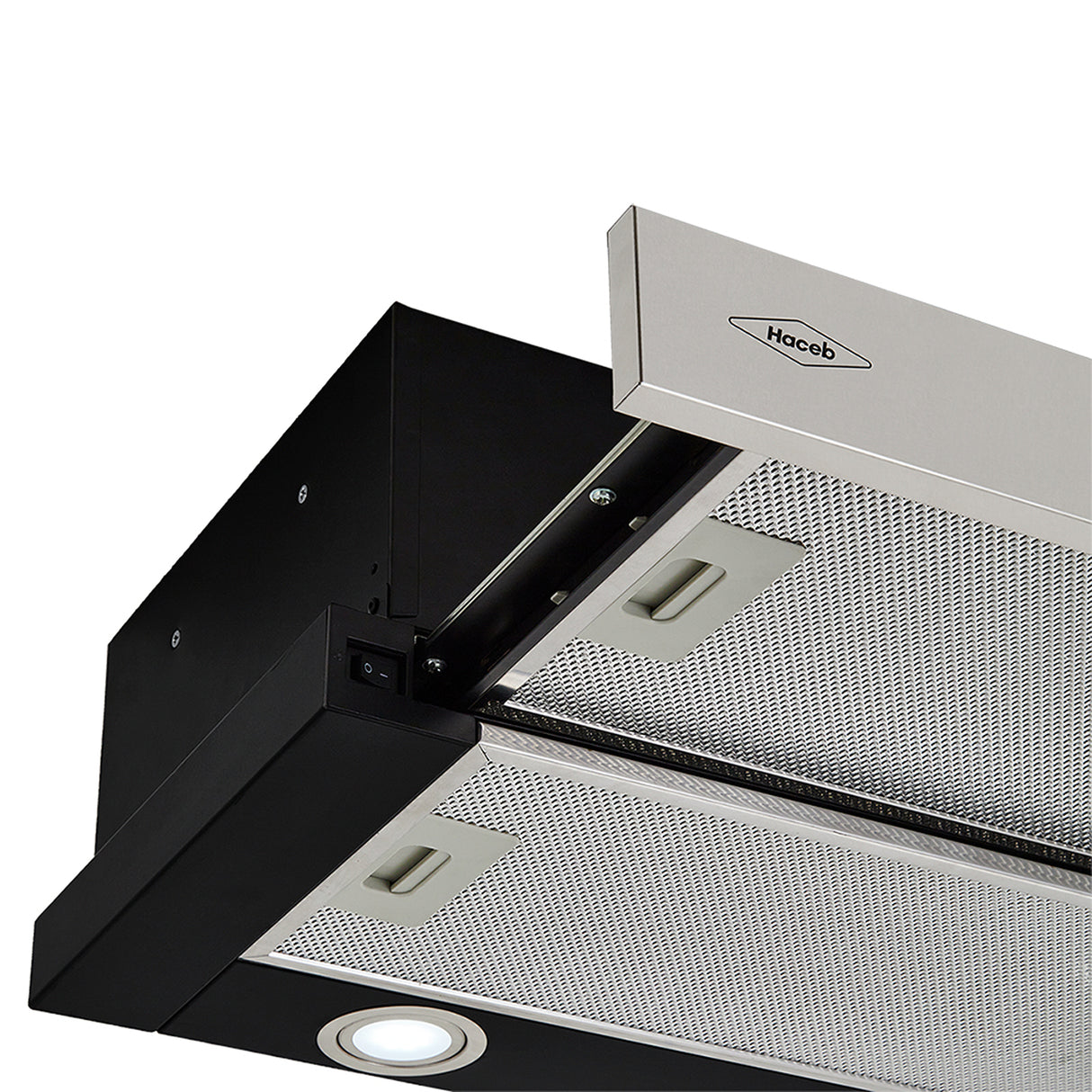 Campana Extractora Haceb Inox 66x23cm 110 Voltios de Tres Velocidades con Pantalla Digital y con Iluminación - CAMPANAS Y EXTRACTORES | Bylmo