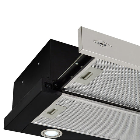 Campana Extractora Haceb Inox 66x23cm 110 Voltios de Tres Velocidades con Pantalla Digital y con Iluminación - CAMPANAS Y EXTRACTORES | Bylmo