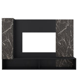 Combo Panel TV Beta Wengue y Bar Bowie Plomo - Bylmo