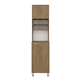 Alacena Attica Fresno 50x204cm con Dos Puertas y con Patas