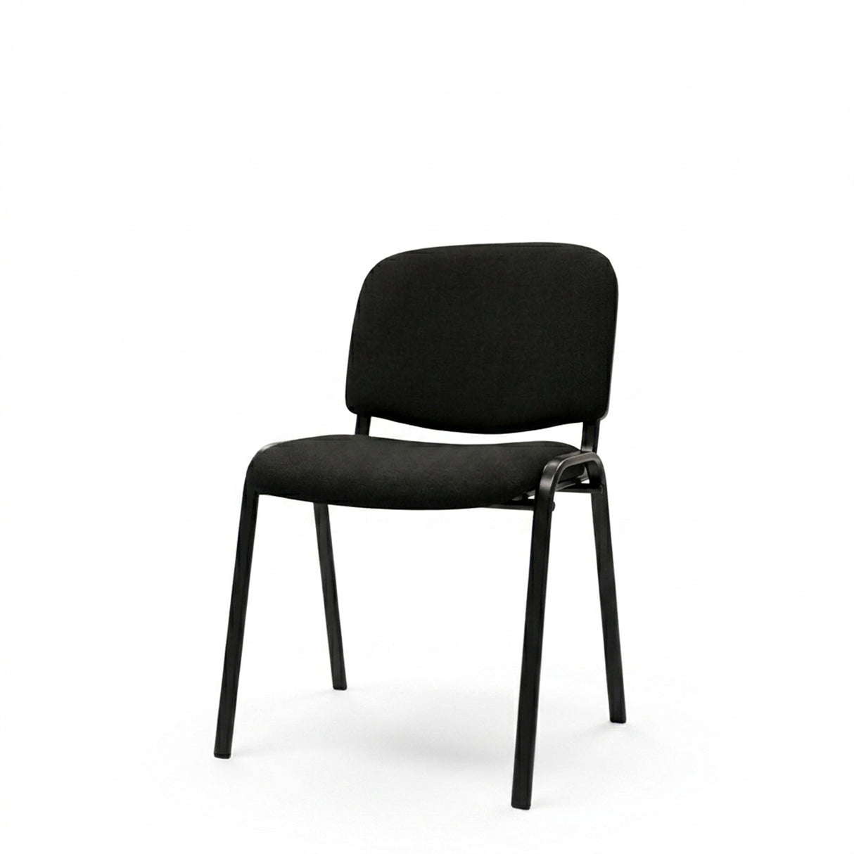 Silla Interlocutora Negro 48x78cm Apilable sin Espaldar y sin Apoya Brazos - SILLAS DE OFICINA | Bylmo