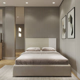 Cabecero Soren Niebla y Blanco 147x70.8cm para Cama Doble