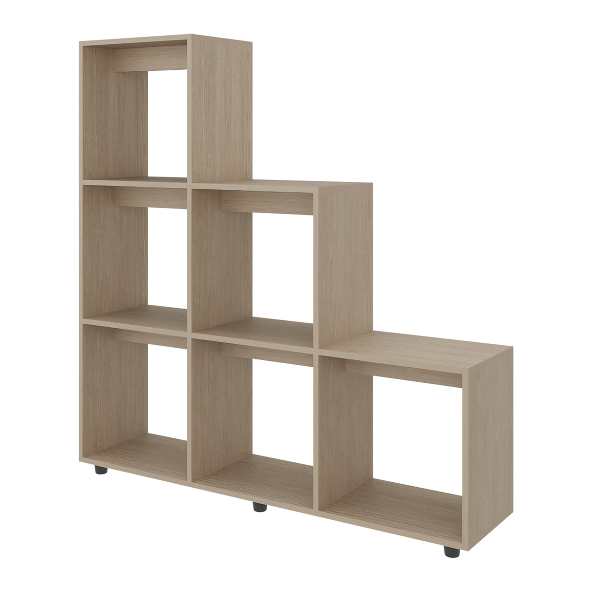 Biblioteca Escalera Salamanca Cartagena 122.1x128.2cm con con Seis Compartimientos y con Patas