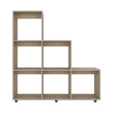 Biblioteca Escalera Salamanca Cartagena 122.1x128.2cm con con Seis Compartimientos y con Patas