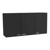 Mueble Superior de Cocina Superior Wengue 120x60cm con Tres Puertas y Un Entrepaño