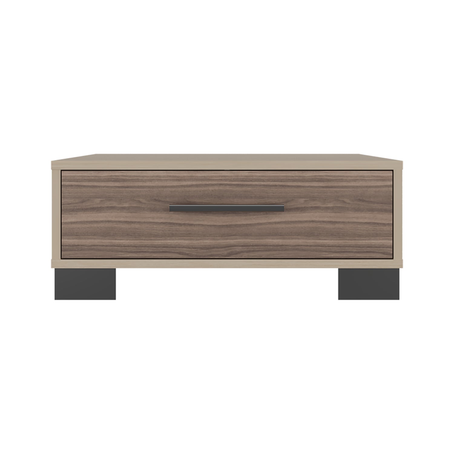 Mesa de Centro Marsella Cartagena y Avellana 60x23.8cm Cuadrado con Patas
