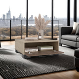 Mesa de Centro Marsella Cartagena y Avellana 60x23.8cm Cuadrado con Patas