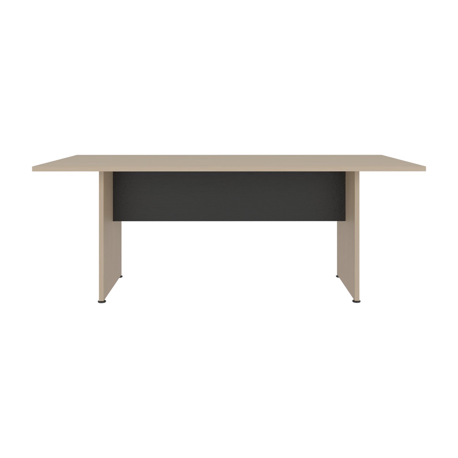 Mesa de Juntas Office M Cartagena y Wengue 200x75cm Rectangular con Patas