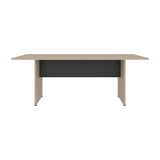 Mesa de Juntas Office M Cartagena y Wengue 200x75cm Rectangular con Patas