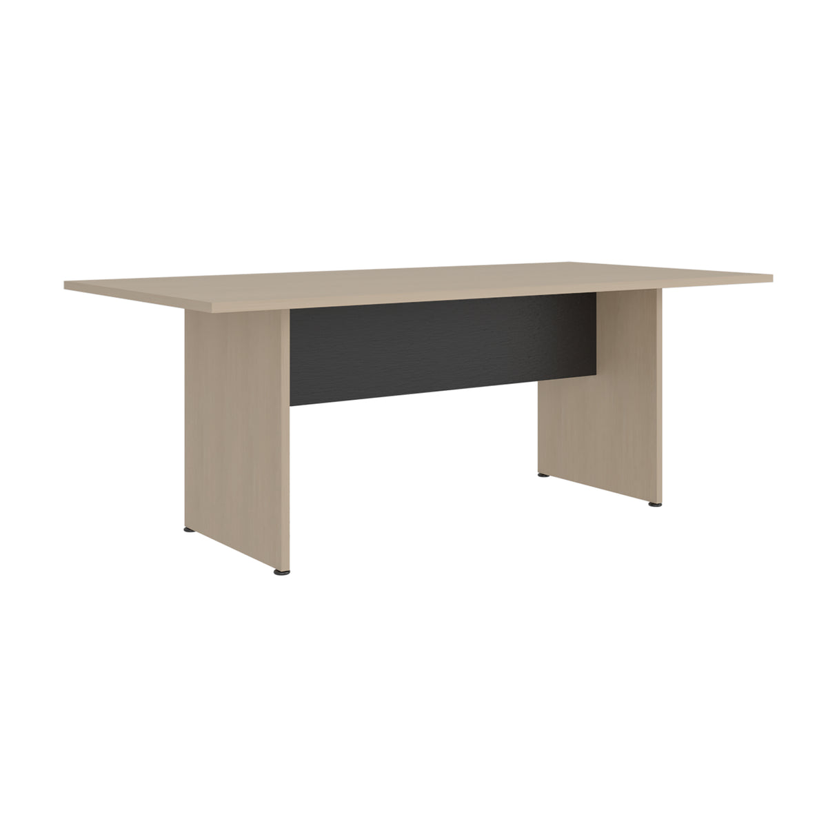 Mesa de Juntas Office M Cartagena y Wengue 200x75cm Rectangular con Patas