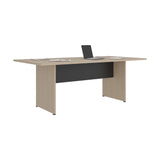 Mesa de Juntas Office M Cartagena y Wengue 200x75cm Rectangular con Patas