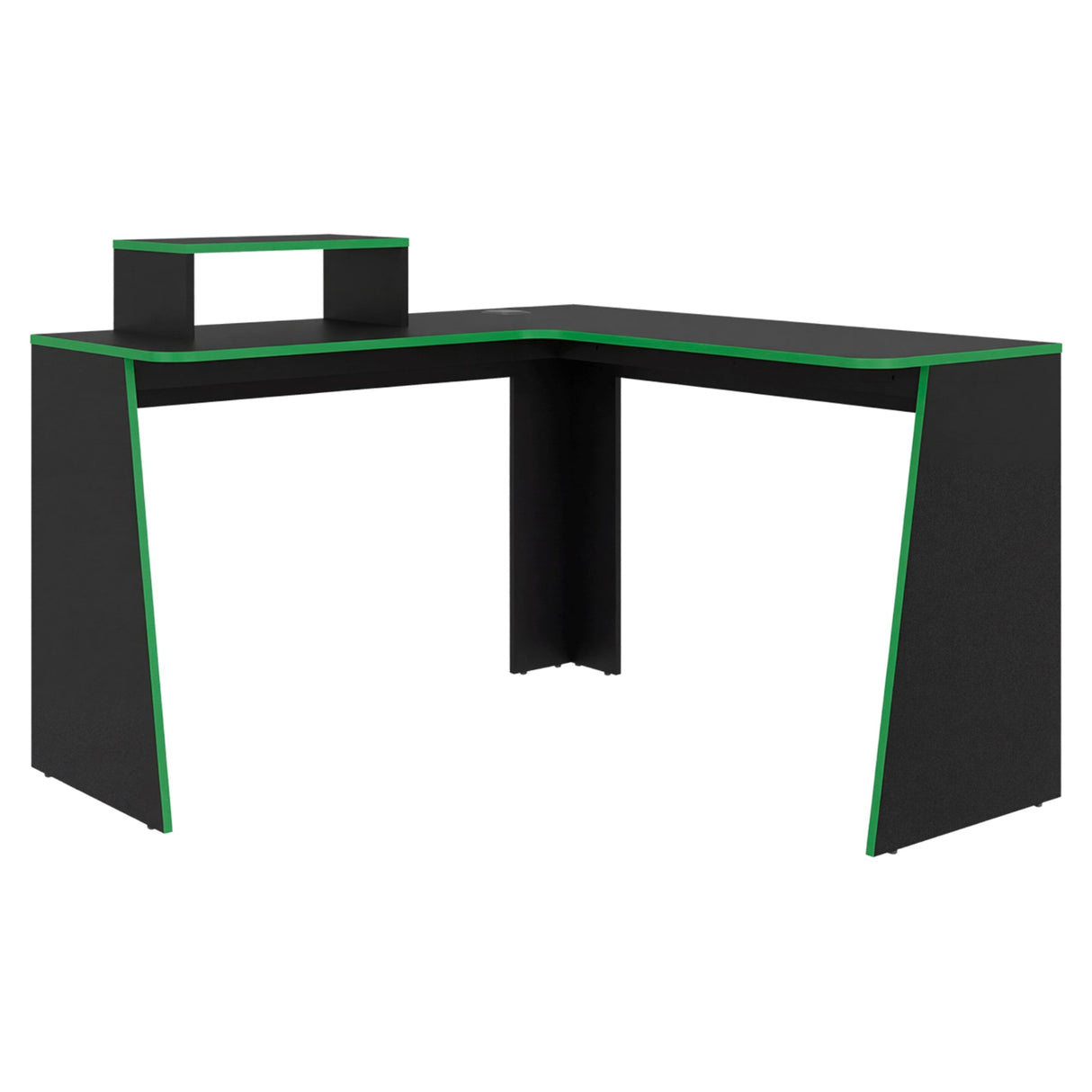 Combo Escritorio Gamer Tokio Wengue y Estantería Home E3 Avellana - Bylmo