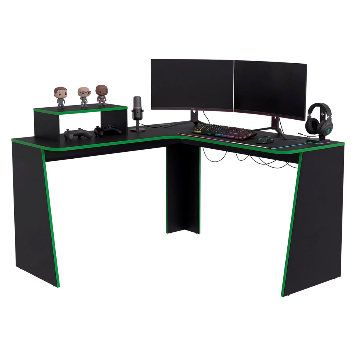 Escritorio Gamer Tokio Wengue - Bylmo