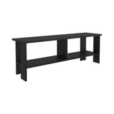 Mesa para TV Navia Plus Wengue 120.3x41.9cm para TV Hasta 55 Pulgadas con Dos Compartimientos