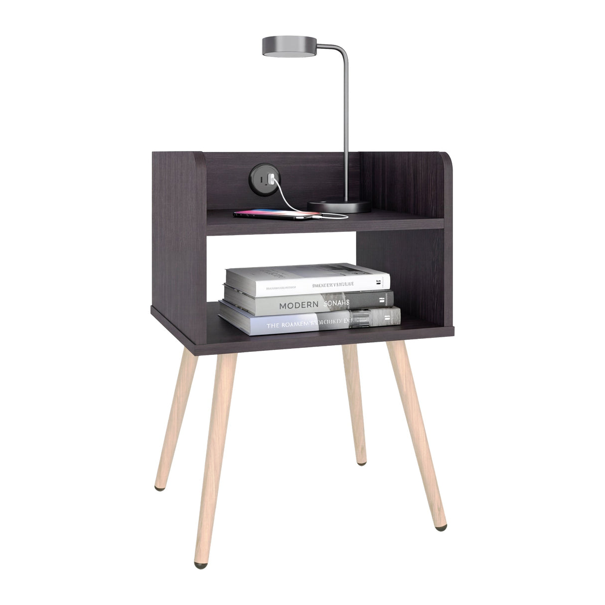 Mesa Noche Didi Wengue USB - Bylmo