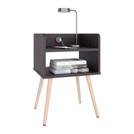 Mesa Noche Didi Wengue USB - Bylmo